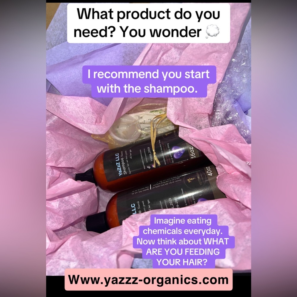 Organic shampoo. Stop fallout, heal dryness, fast hair growth. Immediate results